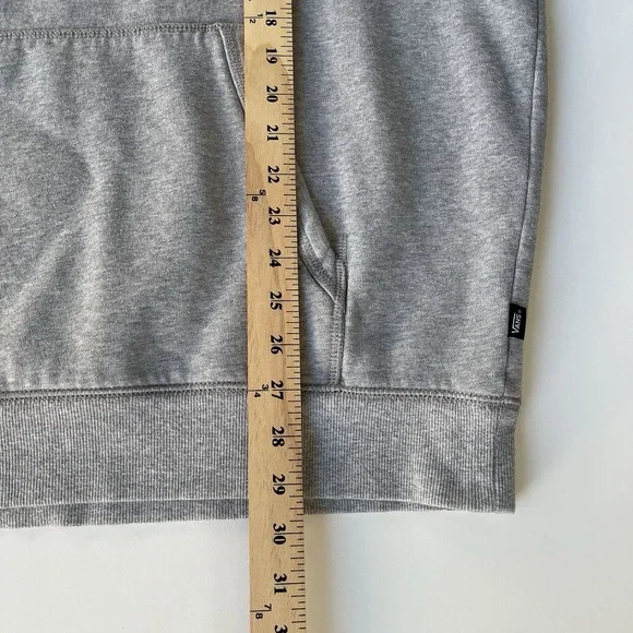 Vans Hoodie Mens XXL Gray Versa Fleece Long Sleeves Pocket Sweatshirt Skater - Picture 14 of 14